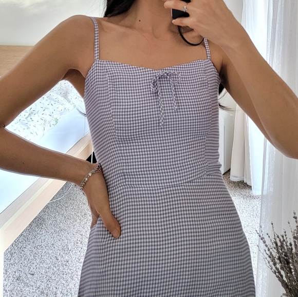 Reformation check maxi dress - Picture 7 of 10
